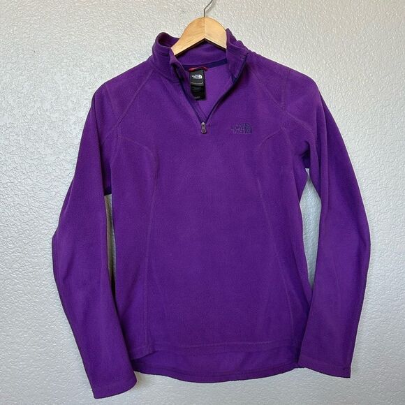 The North Face Purple Fleece Pullover Top XS - Picture 1 of 3